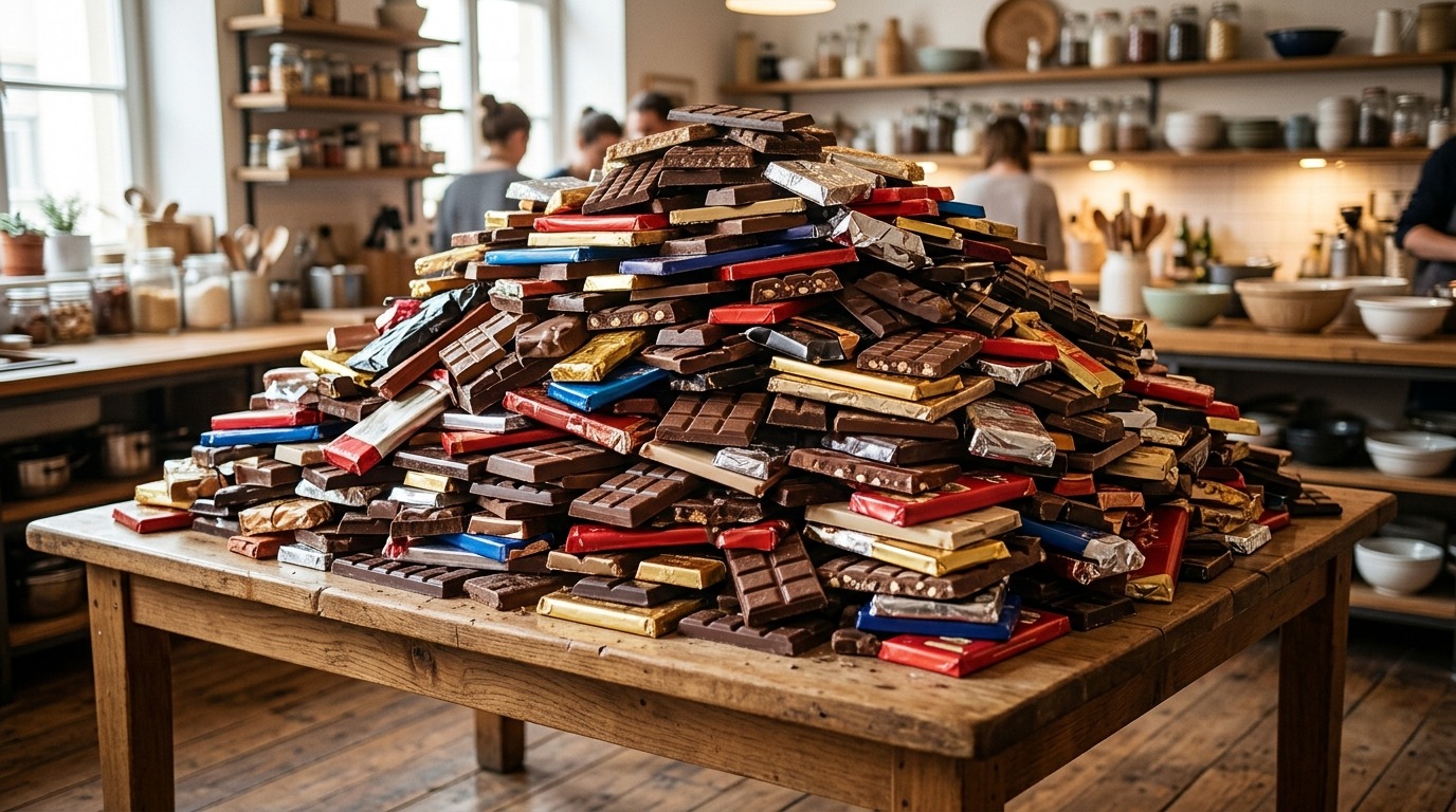 Чтобы получить смертельную дозу теобромина, нужно съесть несколько килограммов шоколада за один раз