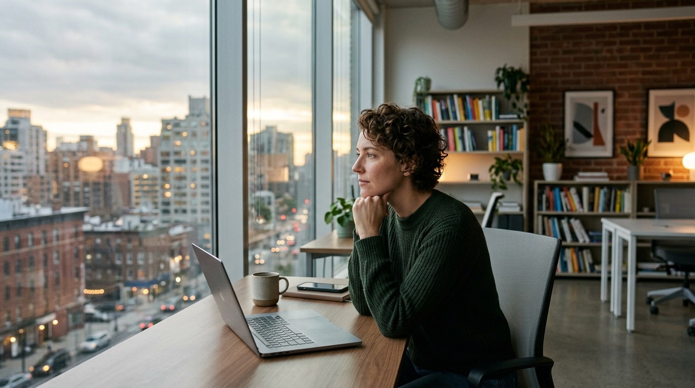 В профессиях с гибким графиком и абстрактным результатом проще почувствовать себя «недостаточно продуктивным». Фото.