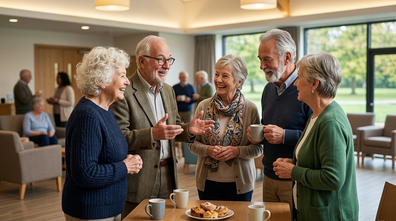 Социальная активность может частично компенсировать влияние ухудшения зрения на когнитивные функции. Фото.
