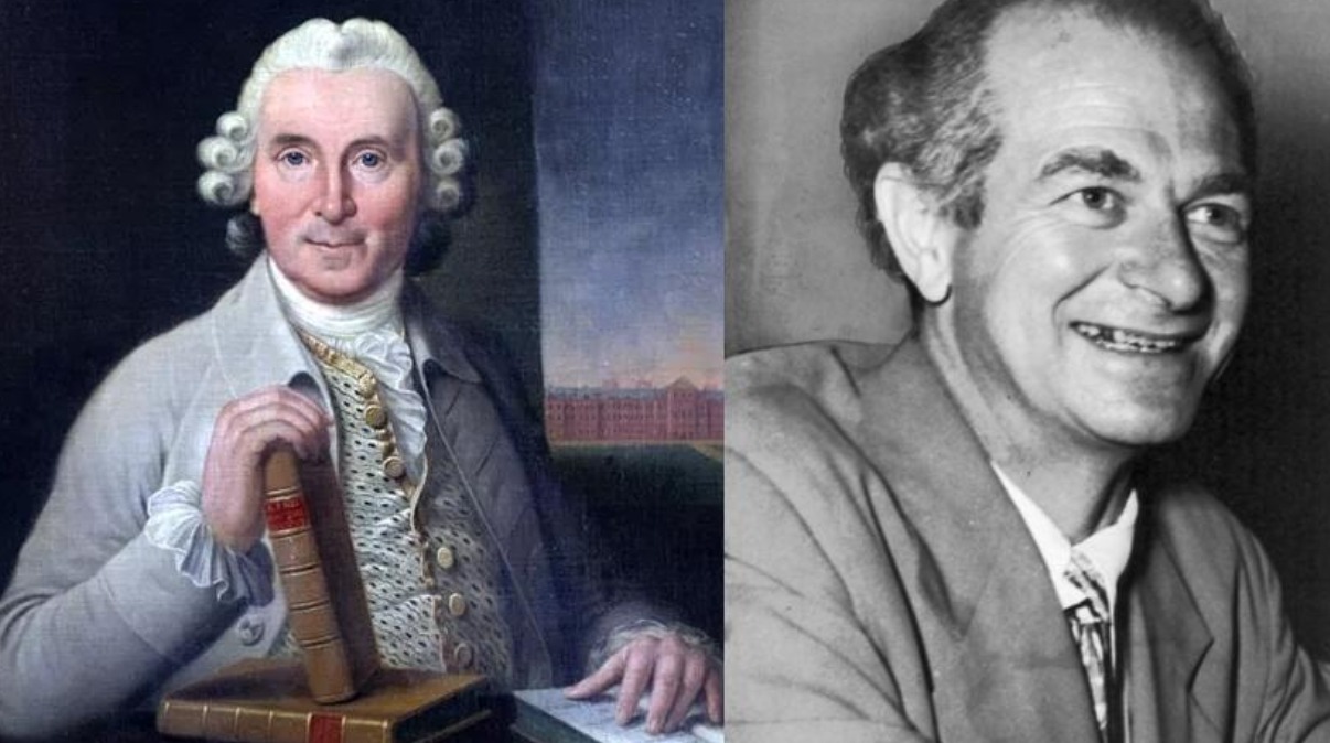 Джеймс Линд и Лайнус Полинг. Фото.