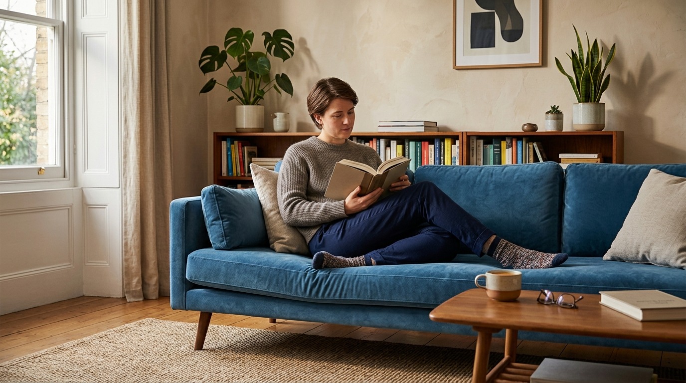 Привычная поза «нога на ногу» — одна из самых обсуждаемых в мифах о здоровье. Фото.