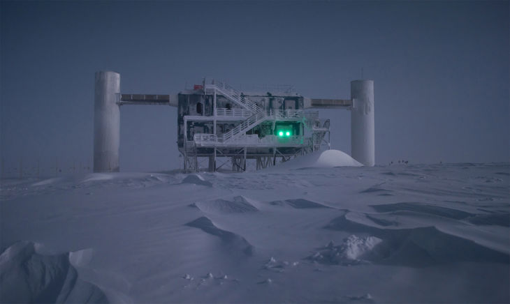 Нейтринная обсерватория IceCube, Антарктида. Фото.