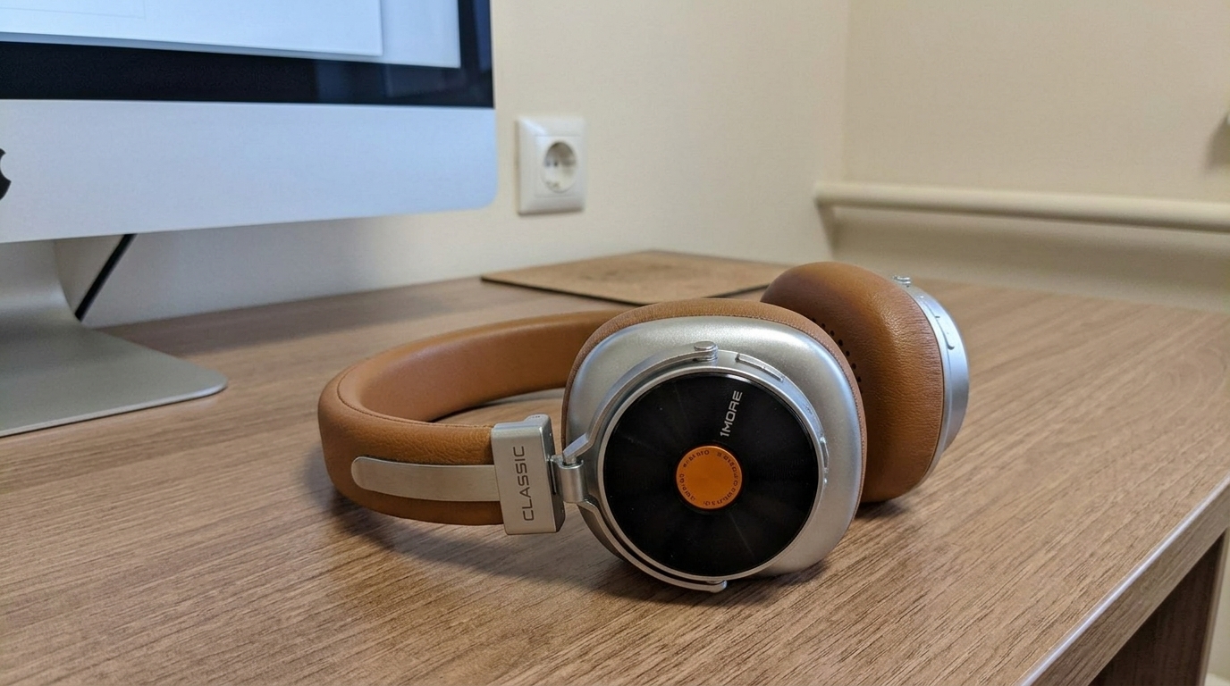 Выглядят как из 70-х, а внутри — Bluetooth 5.3 и шумодав, который спасает от ремонта у соседей. Фото.