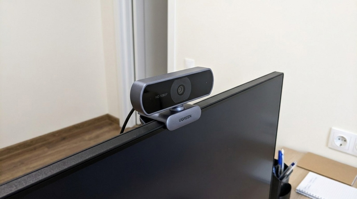 Воткнул в USB, и через три секунды коллеги спросили, что изменилось — а это просто камера нормальная. Фото.
