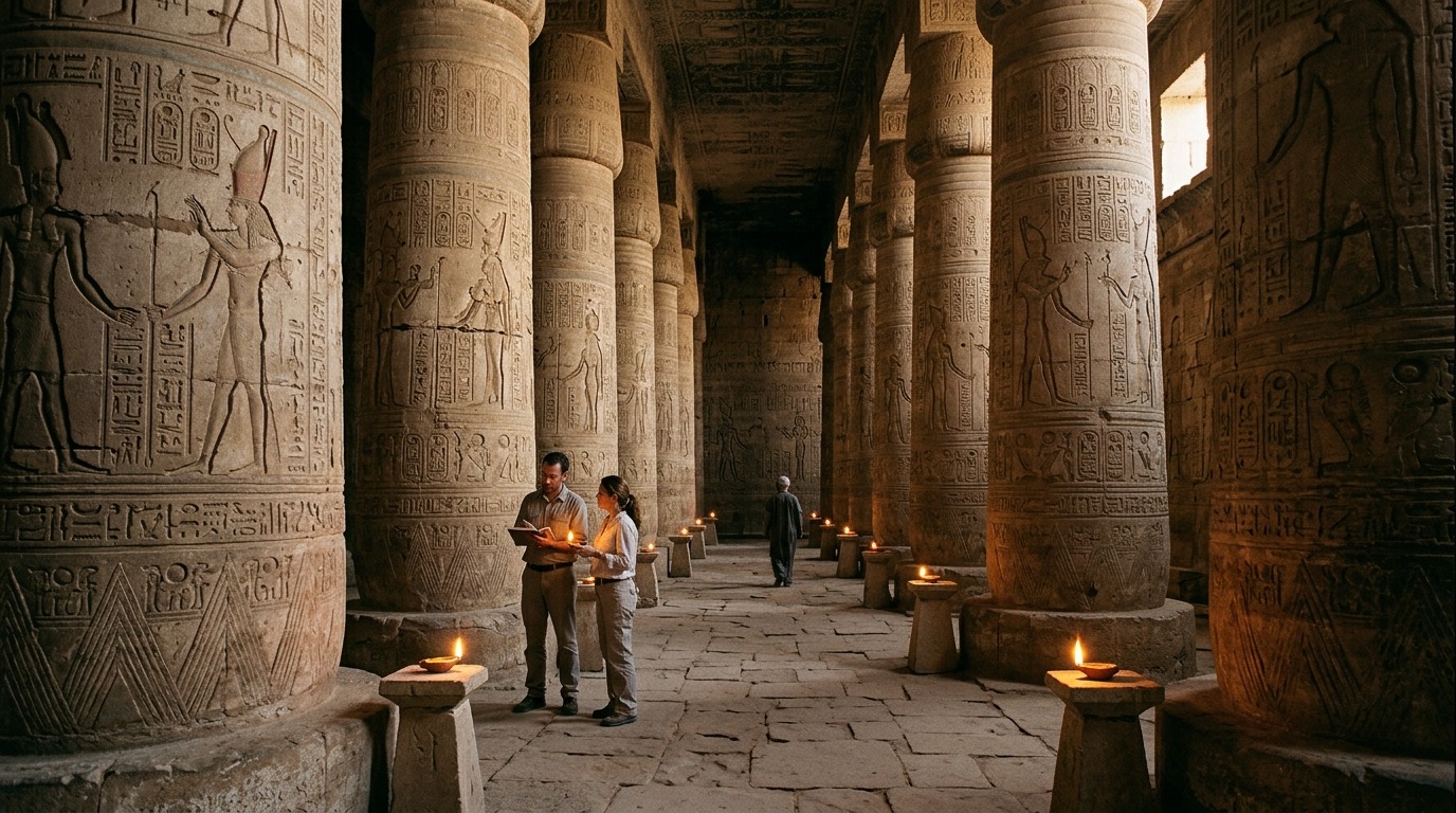 The Temple of Seti I in Abydos, associated with Dorothy Eady's story