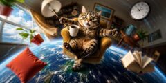 Земля вращается с бешеной скоростью. Почему мы этого не чувствуем? Фото.