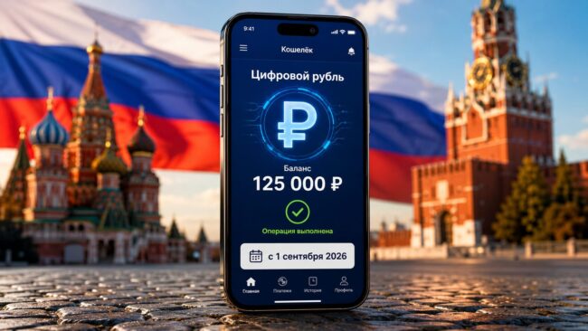 Цифровой рубль с 1 сентября 2026: что это и как им пользоваться. Фото.