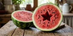 Арбуз с трещинами внутри: его выбрасывают зря? Фото.