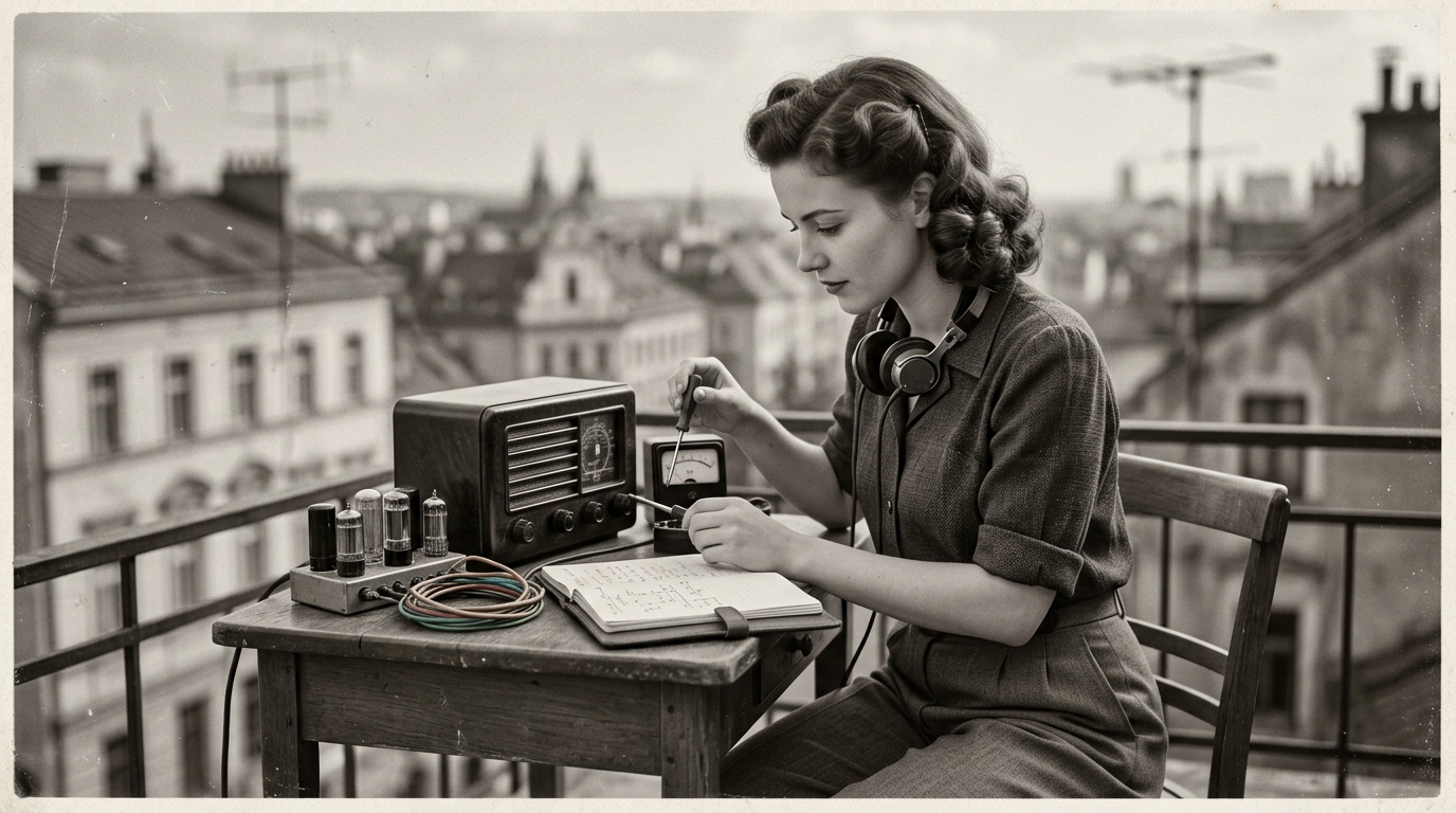 В ранних фотосессиях 1940-х у будущей звезды были тёмные волосы