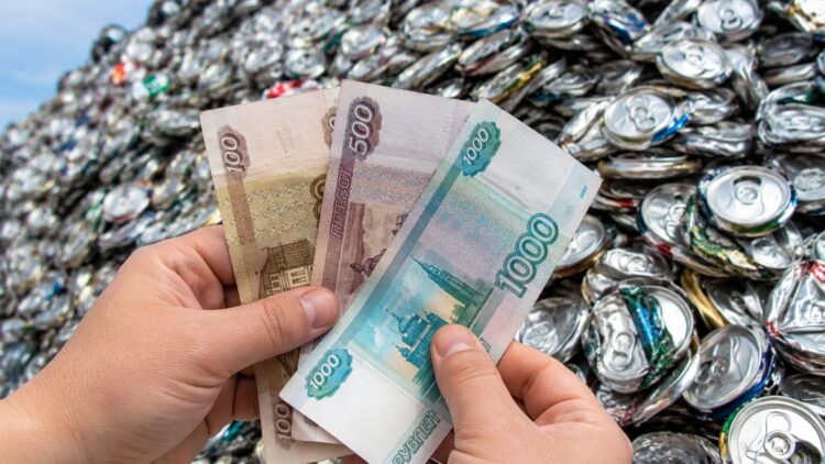 Сколько можно заработать на сдаче бутылок и банок в 2026 году. Фото.