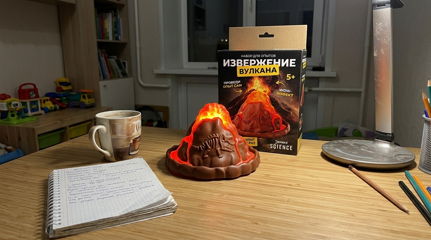 Химия, которая пахнет уксусом и детством. Фото.