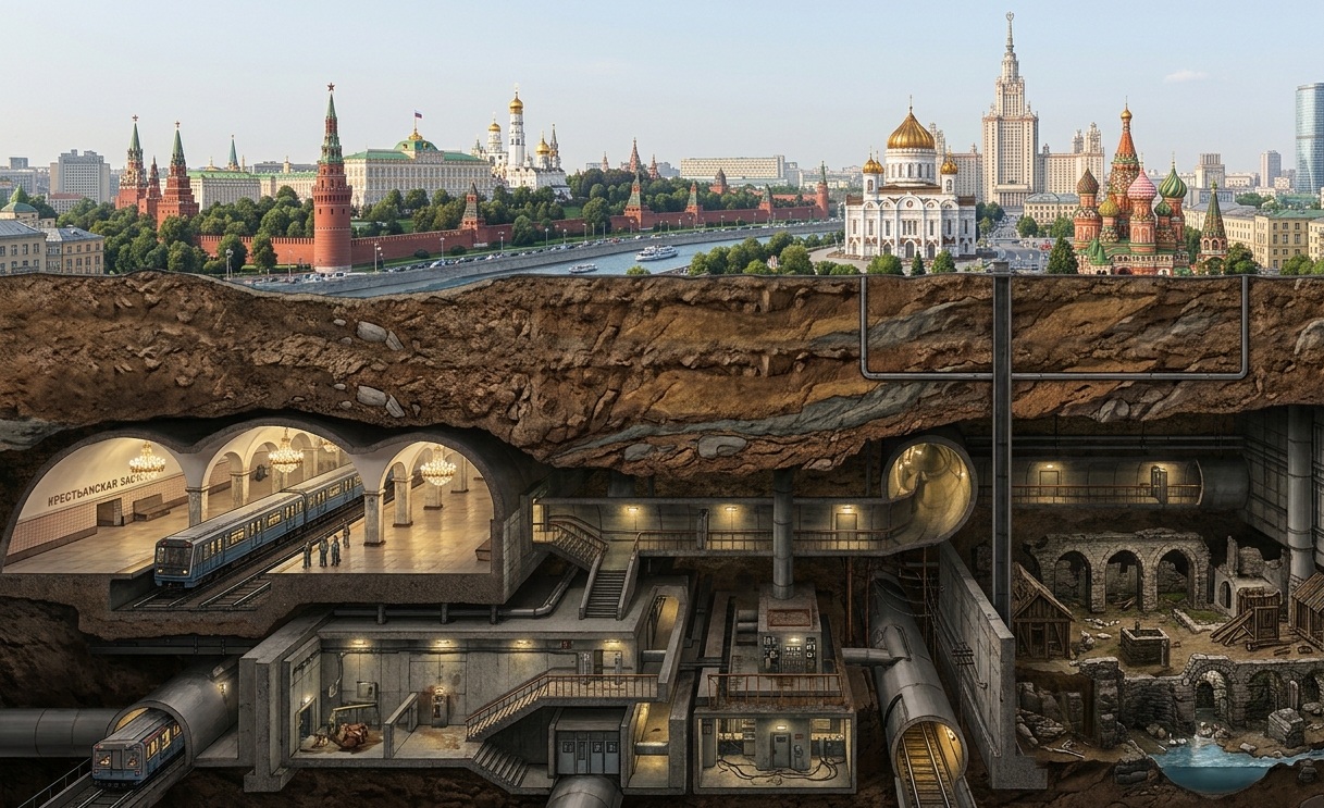 Под Москвой нет секретного метро, но много других интересных объектов. Фото.