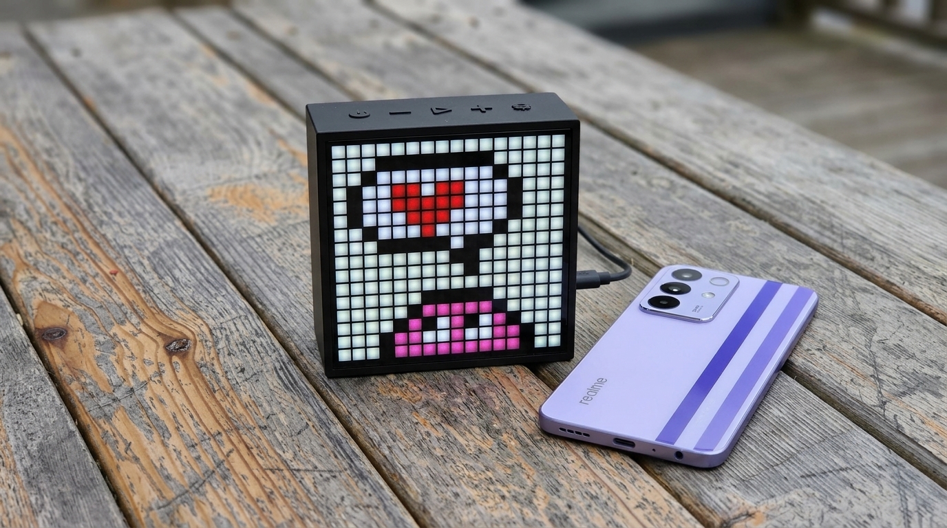 Пиксельная Bluetooth-колонка Divoom Timebox