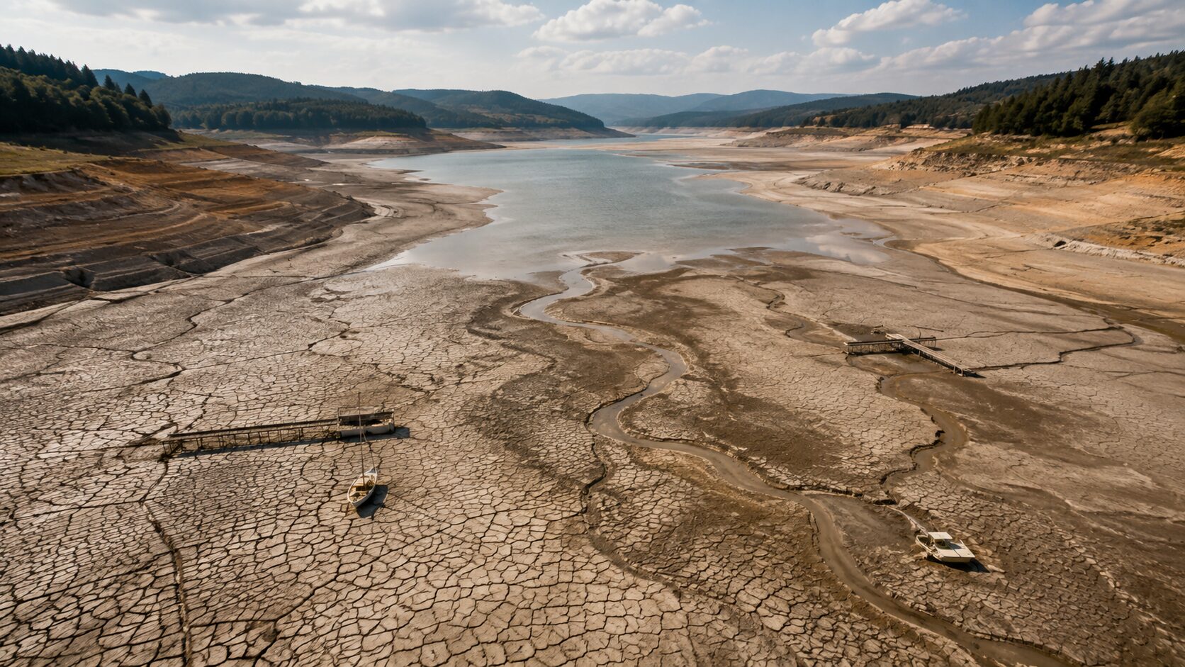 Запасы пресной воды сокращаются быстрее, чем успевают восстанавливаться. Фото.