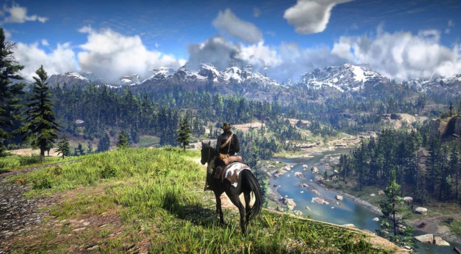 Скриншот из игры Red Dead Redemption 2. Фото.