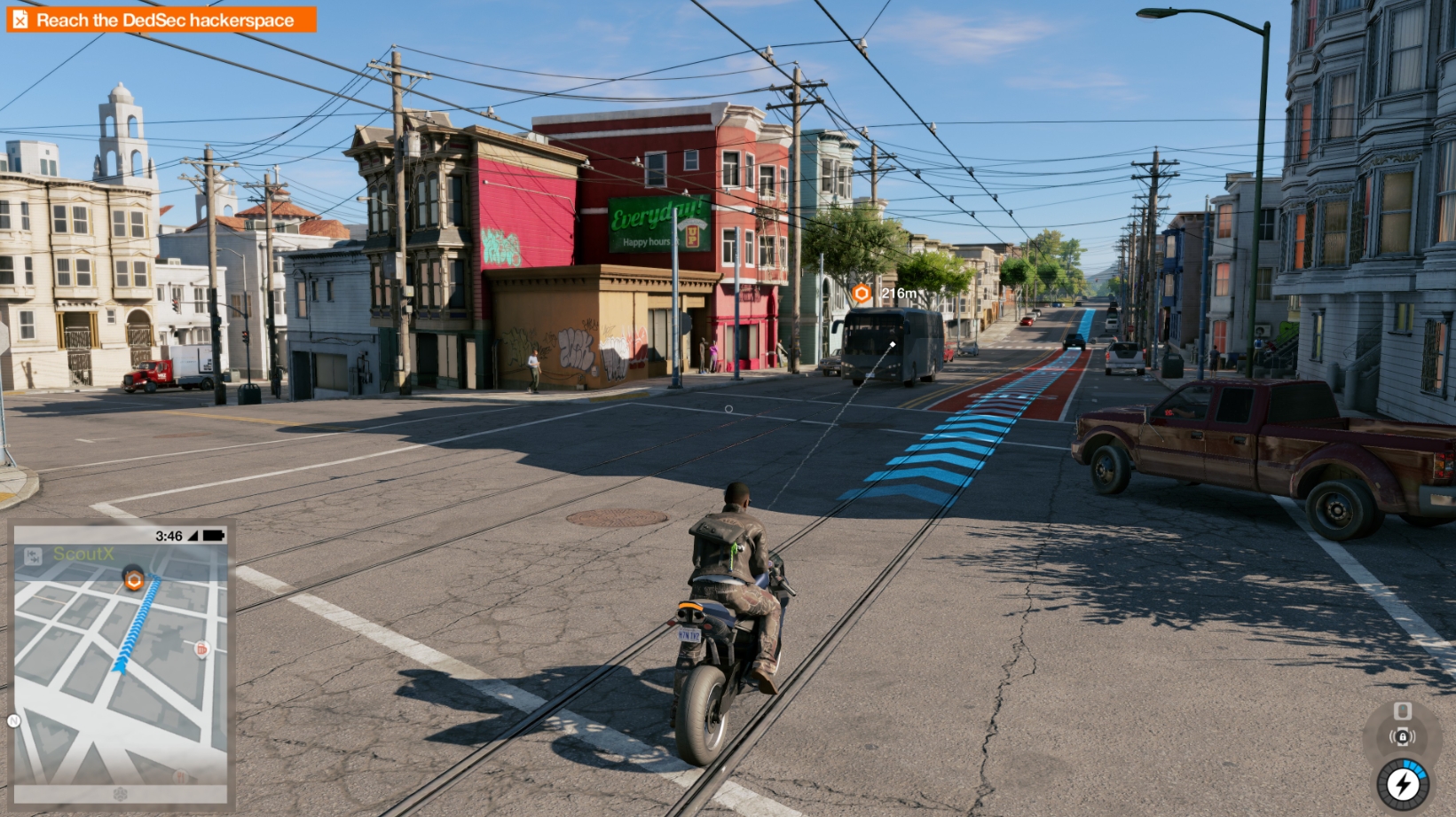 Скриншот из игры Watch Dogs 2. Фото.