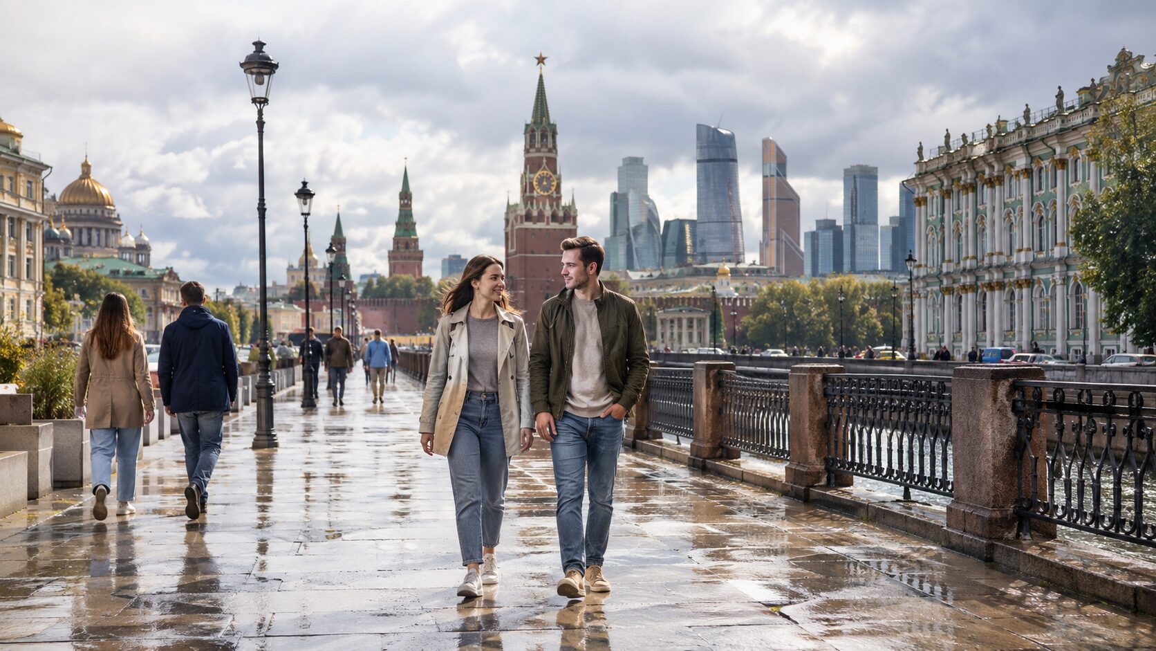 В Москве и Санкт-Петербурге рекордная жара почти не ощущалась: июль оказался близким к климатической норме. Фото.