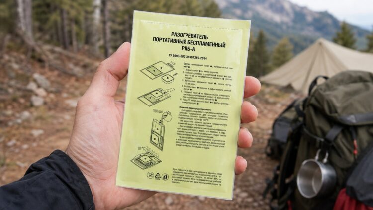 Как военные разогревают еду без костра, газа и электричества. Фото.