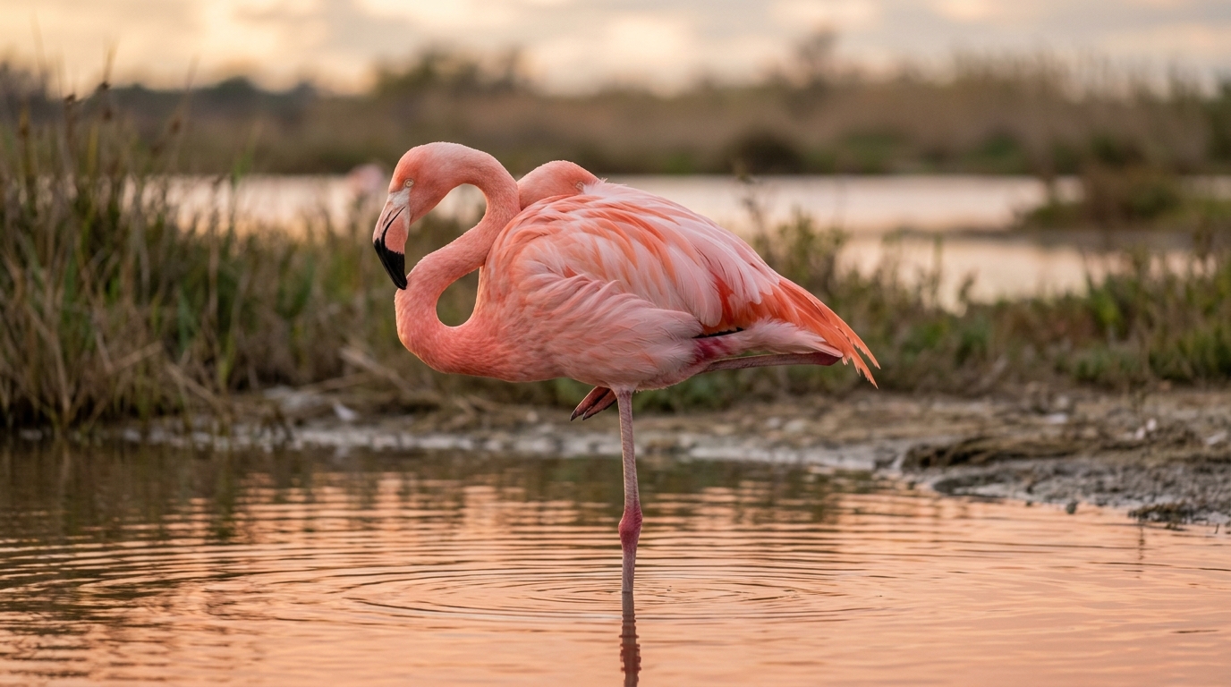 Сон на одной ноге — это не только способ удержать равновесие, но и идеальный механизм экономии тепла