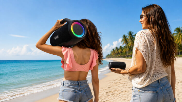 Распродажа 828 от Tronsmart: наушники-клипсы и колонки для вечеринок по сниженным ценам. Распродажа 828 от Tronsmart: наушники-клипсы и колонки для вечеринок по сниженным ценам. Фото.