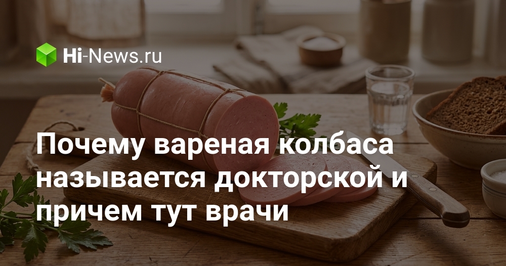 Почему вареная колбаса называется докторской и причем тут врачи
