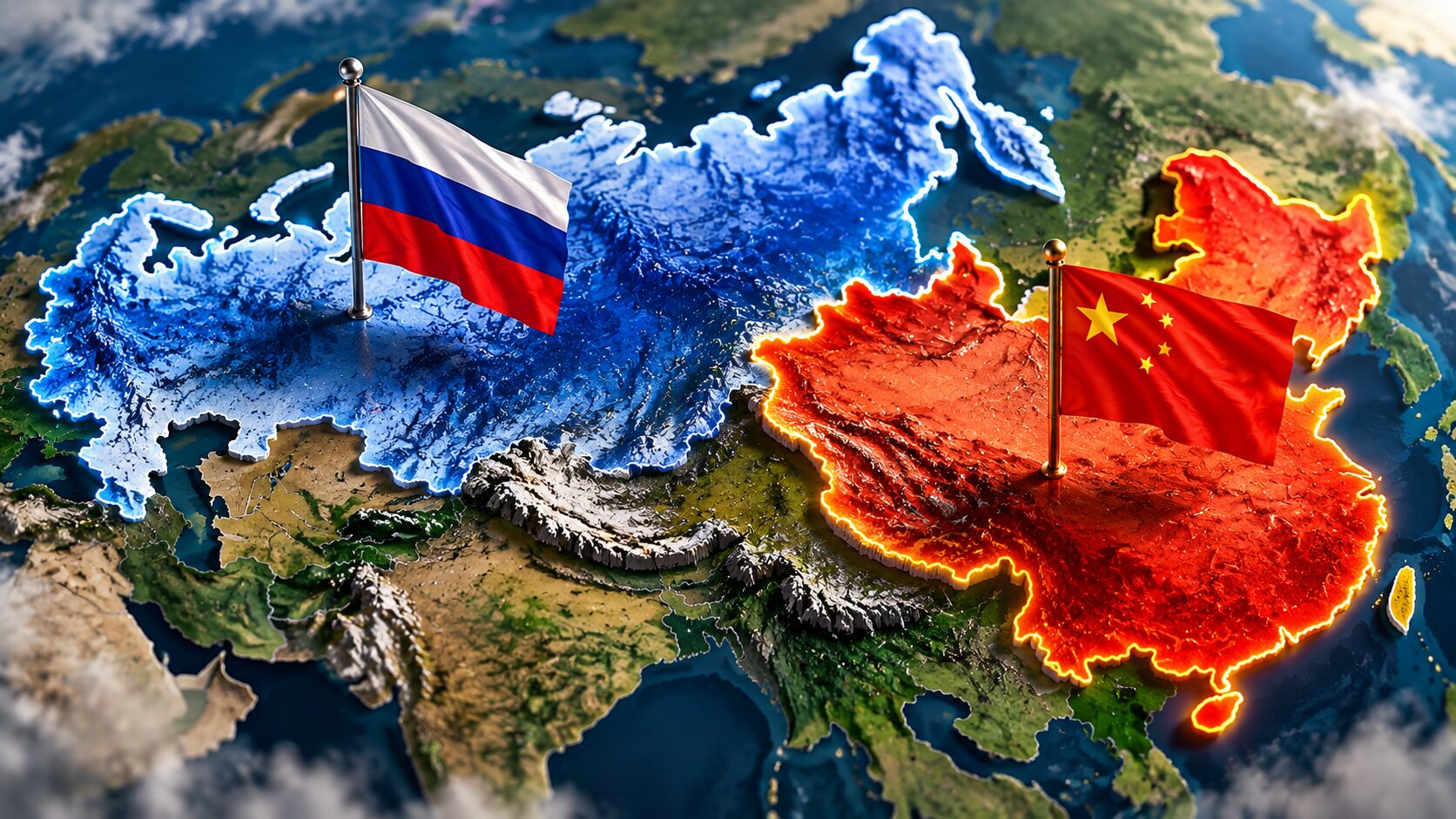 Россия и Китай — мировые лидеры по числу соседних стран