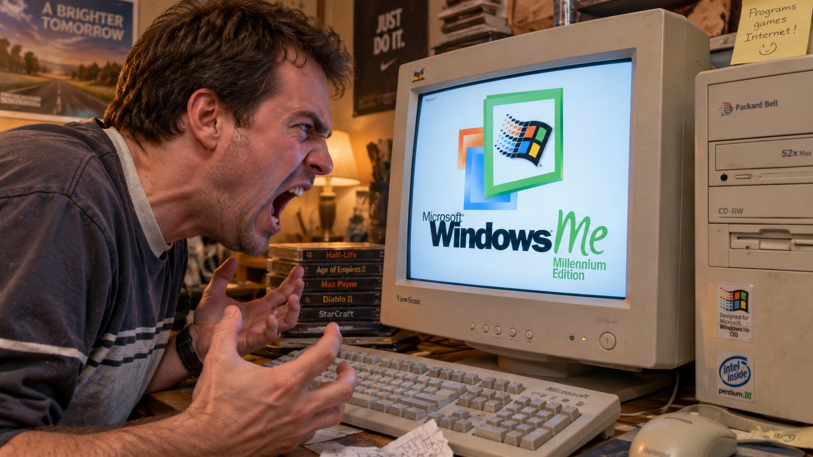 Windows Me должна была стать идеальной системой для дома, но что-то пошло не так