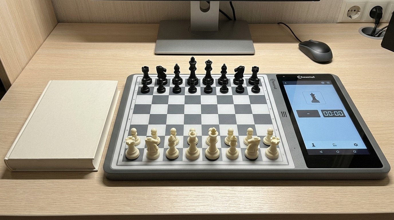 Электронная шахматная доска Chessnut Evo со встроенным экраном