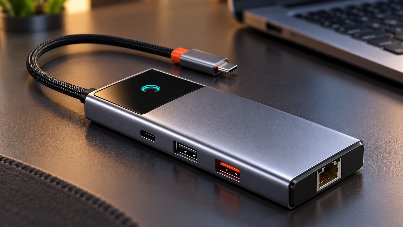 USB-C хаб на столе